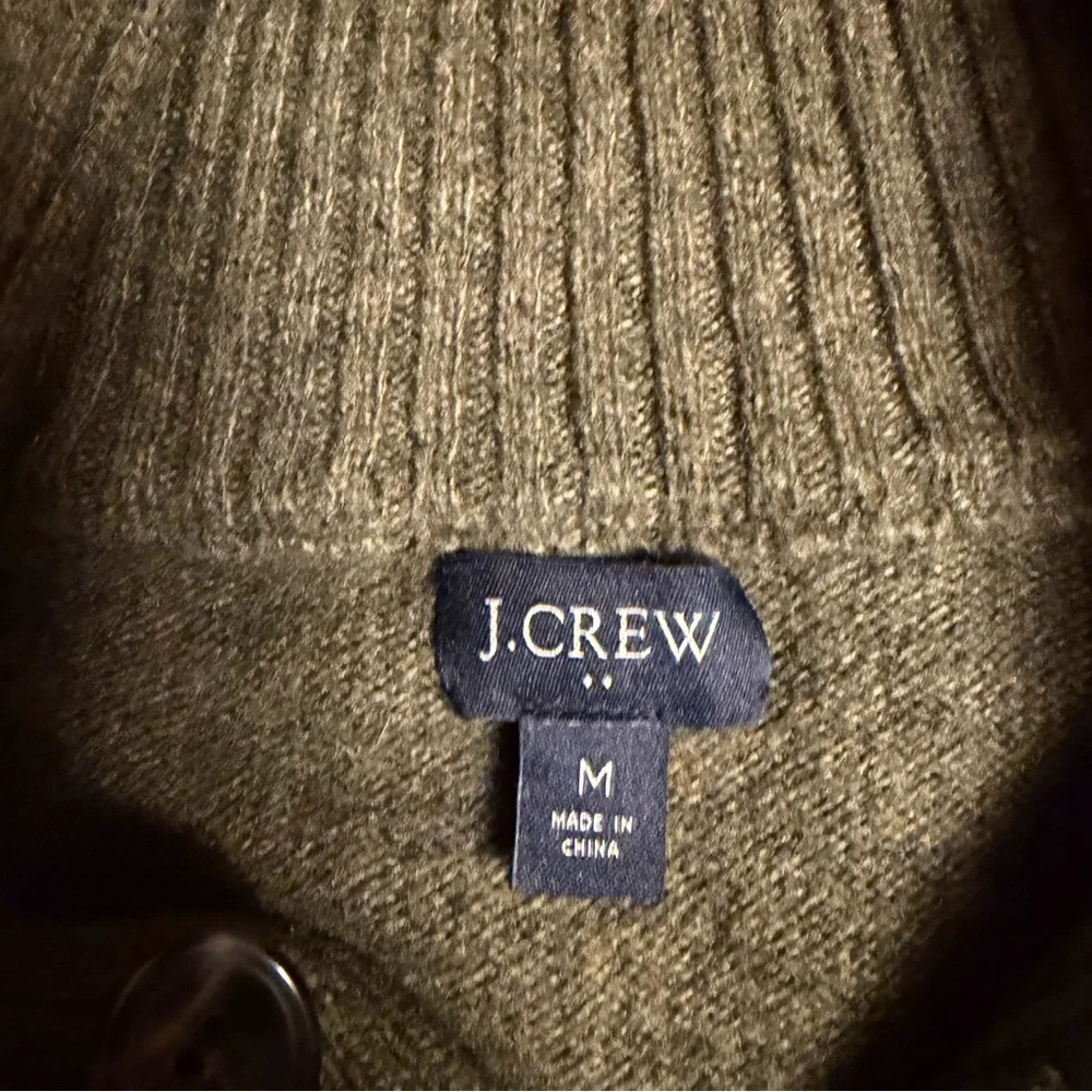 J. Crew Men's Forest Green‎ Turtleneck Sweater
